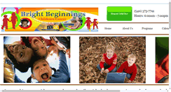 Desktop Screenshot of 123brightbeginnings.com