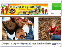 Tablet Screenshot of 123brightbeginnings.com